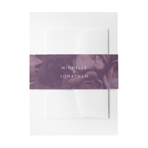 Bandeau De Faire-part Mariage Imaginaire violet
