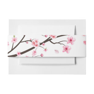 Bandeau De Faire-part Mariage japonais Soll Cherry Blossom