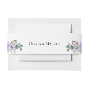 Bandeau De Faire-part Mariage Lavender Peony