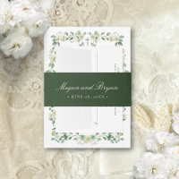 Mariage Megan Elegant Simple Green Names
