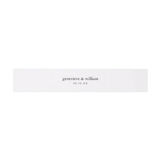 Bandeau De Faire-part Mariage minimum doux Pastel Purple