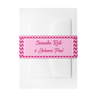 Mariage Moderne à Rayures Chevron Rose Pâle