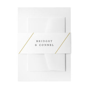 Bandeau De Faire-part Mariage Moderne Géométrique Bridget