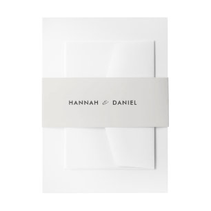 Bandeau De Faire-part Mariage moderne simple  personnalisé Modèle