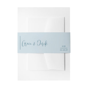 Bandeau De Faire-part Mariage moderne Turquoise géométrique minimal