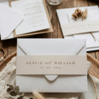 Mariage Personnalisé Script Moderne Rustique 