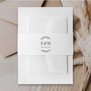 Bandeau De Faire-part Mariage Rustique Moderne