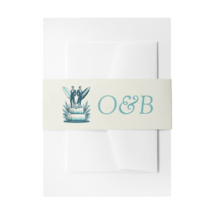 Bandeau De Faire-part Mariage surf Grooms