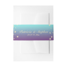 Mariage Turquoise et violet Ombre