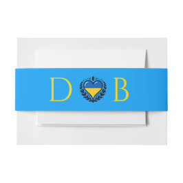 Bandeau De Faire-part Mariage ukrainien en couple