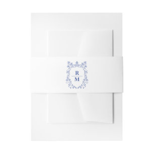 Bandeau De Faire-part Mariage victorien Crest Belly Band
