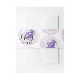 Bandeau De Faire-part Mariage violet violet