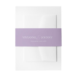 Bandeau De Faire-part Mariage violet violet lavande