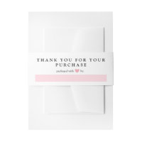 Merci Coeur Rose Pour Commande Emballée Sur Invita