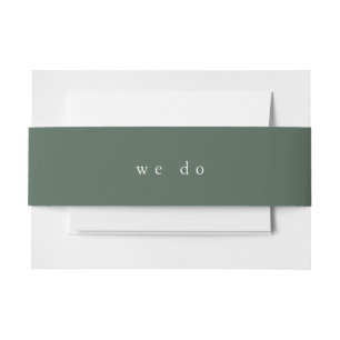 Bandeau De Faire-part Message texte minimal que nous faisons