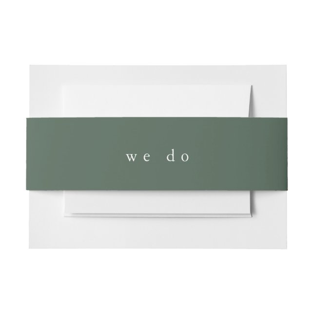 Bandeau De Faire-part Message texte minimal que nous faisons (Devant Example)