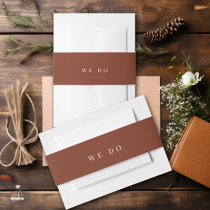 Bandeau De Faire-part Message texte minimal que nous faisons Invitation 