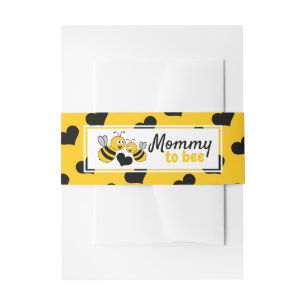 Bandeau De Faire-part Miel Bee, Baby shower