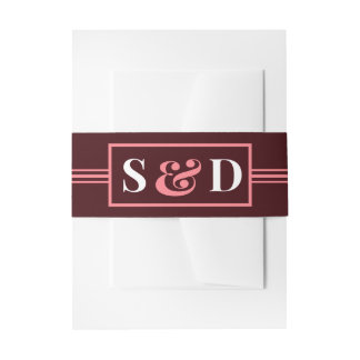 Bandeau De Faire-part Minimal Modern Editable Wedding