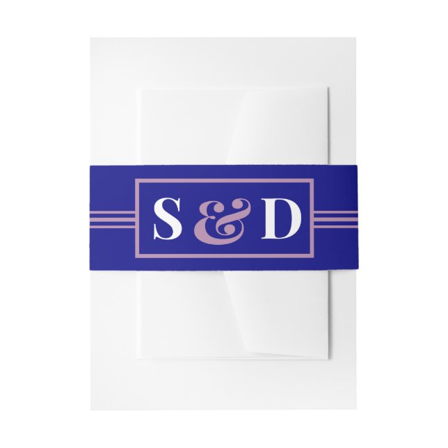 Bandeau De Faire-part Minimal Modern Editable Wedding (Devant example)