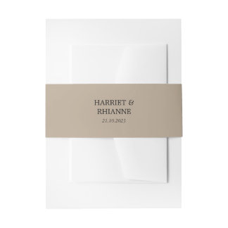 Bandeau De Faire-part Minimaliste champignon