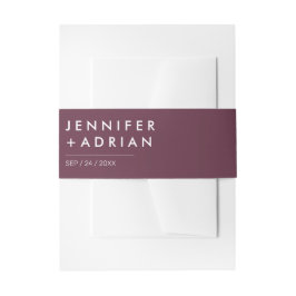 Bandeau De Faire-part monogrammed, nom,