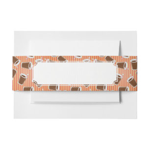 Bandeau De Faire-part Motif 2 d'aliments de préparation rapide