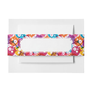 Bandeau De Faire-part Motif 3 de crânes