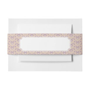 Bandeau De Faire-part Motif à l'envers de lavande