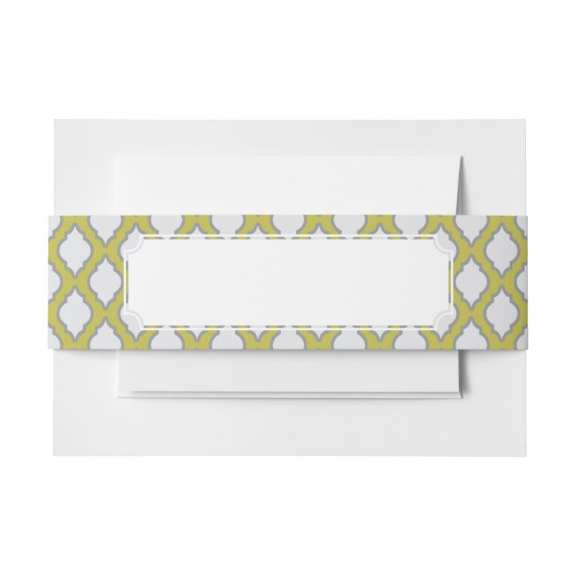 Bandeau De Faire-part Motif arabe de style (Devant Example)