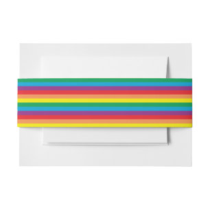 Bandeau De Faire-part Motif arc-en-ciel simple