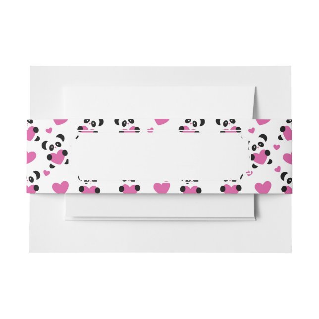 Bandeau De Faire-part Motif au jour de l'amour (Devant Example)
