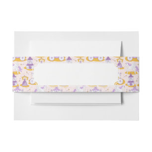 Bandeau De Faire-part motif avec une princesse