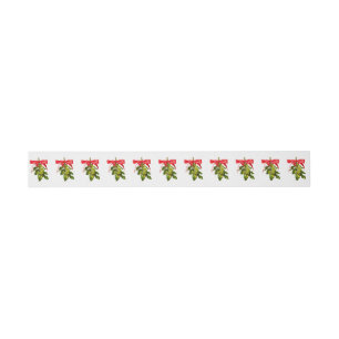 Bandeau De Faire-part motif de congé mistletoe