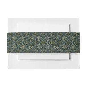 Bandeau De Faire-part Motif de noeud celtique élégant