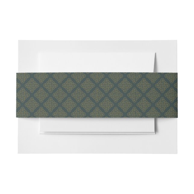 Bandeau De Faire-part Motif de noeud celtique élégant (Devant Example)