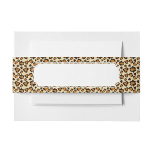 Bandeau De Faire-part Motif de peau de guépard