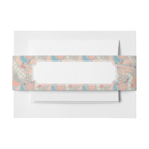 Bandeau De Faire-part Motif de style japonais. Illustration