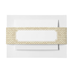Bandeau De Faire-part Motif de zigzag