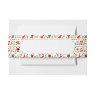 Bandeau De Faire-part Motif d'enfant et d'animaux