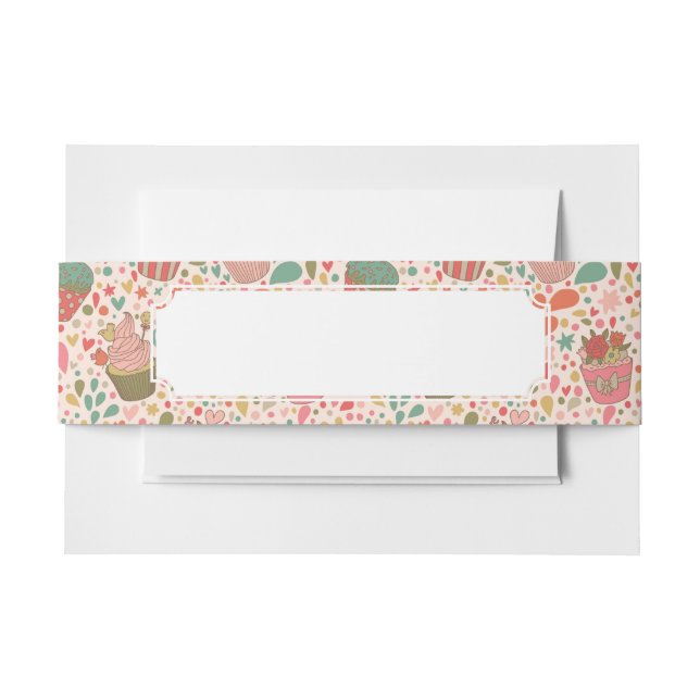 Bandeau De Faire-part Motif doux (Devant Example)