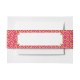 Bandeau De Faire-part Motif en forme d'étoile arabe