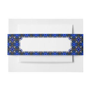 Bandeau De Faire-part Motif ethnique avec des motifs turcs