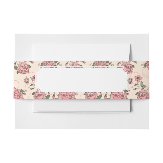 Bandeau De Faire-part Motif floral 5 (Devant Example)