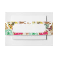 Motif floral dans le rétro style