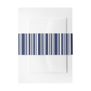 Bandeau De Faire-part Motif moderne Mixte Marine Bleu Blancs