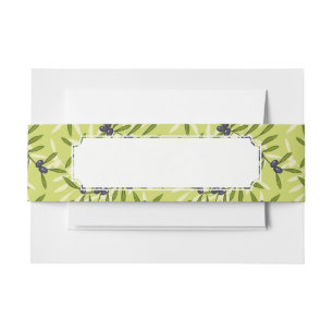 Bandeau De Faire-part Motif olive