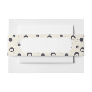 Bandeau De Faire-part Motif timide d'éléphant