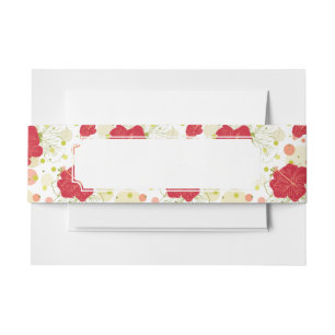 Bandeau De Faire-part Motif tiré par la main de ketmie