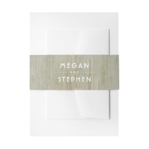Bandeau De Faire-part Old Rustic Country Mariage de texture bois